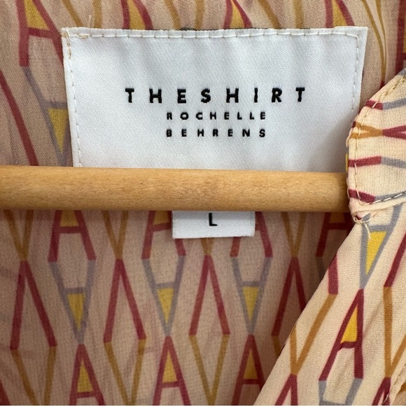 The Shirt Rochelle Behrens Grace Sheer Ruffle Chiffon Top - Picture 4 of 5